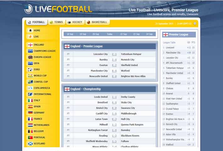 გადასვლა'livefootball.com'-ის ვებ გვერდზე